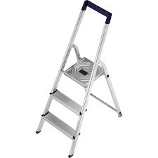 Escabeau Hailo L20 3 Marches Gris Escabeau Gris Et Produits
