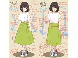 かわいい洋服 着てみたら なんかコレジャナイ感 ファッションの理想と現実に共感の声 かわいい ファッション かわいい イラスト 女の子 かわいいイラスト