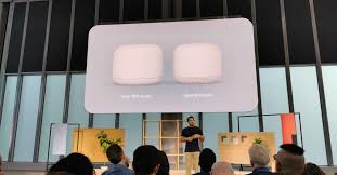 Google S Nest Wifi Mashes Up A Mesh Router With A Smart Speaker Digital Trends Smart Speaker Router Wifi Mesh