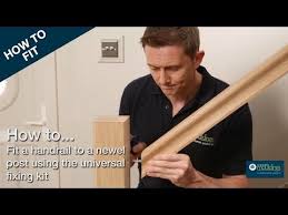 Installing Stair Handrails And Balusters Youtube Filet Pieces Are Located Between The Balusters Stair Newel Post Stair Handrail Newel Posts