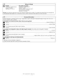 Child Under 16 Travel Document Application Canada Free Download