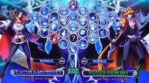 Blaz Blue Fighting Games Game Gui Game Show