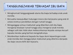Mengira apa yang sudah dikeluarkan dan tidak mengharapkan balasan. Tanggungjawab Ibu Bapa Terhadap Anak Cute766