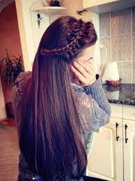 So Preety Hairstyle For Party Function Hair Styles Braided Hairstyles Hair Looks