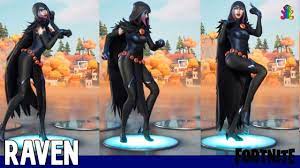 New Fortnite Raven Skin Doing Emotes In Lobby In 2021 Fortnite Raven Skin