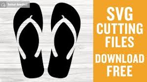 Digital file, instant download, vector, these files are for die cut machines, for vinyl cutters, for private and commercial use, for screen printing. Flip Flop Svg Free Cutting Files For Cricut Scan N Cut Instant Download