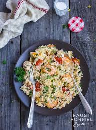 Rezept Der Woche Couscous Mit Shrimps Faustformel System Mit Sasha Walleczek Rezepte Couscous Leckere Gesunde Rezepte