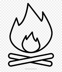 Building a fire was once an essential survival skill. Campfire Coloring Page Clipart 3654501 Pinclipart