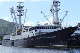 Hours before the sun had broken the lake michigan horizon, scott matta, warren olson jr. Fis Tm Fishing For Sale 1800 Ton Super Tuna Purse Seiner