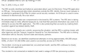 Taxpayers are required to use a pin when they file an electronic tax return using an electronic return originator (ero) or commercial. Electronic Filing Pin Archives Security Affairssecurity Affairs