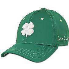 Black Clover Premium Fitted Cap White Clover On Green Pc 58 Size L Xl Black Clover Hats Green Baseball Cap Golf Accessories Women