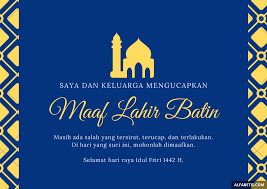 Satu momen yang biasanya digunakan untuk saling bertemunya keluarga adalah idul fitri atau biasa disebut orang jawa dengan istilah lebaran. Gambar Kartu Ucapan Lebaran 2021 Idul Fitri 1442 H Download Alfabetis