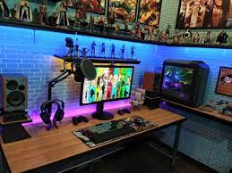 This List Of The Most Advanced Smart And Innovative Video Game Room Ideas Will Guide You To Find A Design Game Room Design Video Game Rooms Gaming Room Setup
