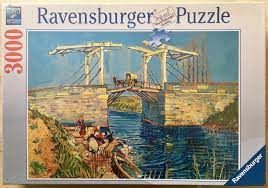 It is available in our online store at www.rarepuzzles.com. 3000 Ravensburger Langlois Bridge Vincent Van Gogh Rare Puzzles