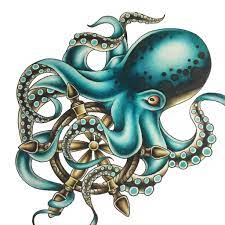 Octopus Kraken Art Octopus Art Painting Techniques Canvas