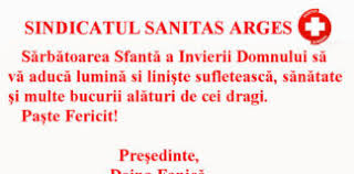 Conducerea sindicatului sanitas sapoca este alături de colegii care au fost de serviciu în noaptea în care și au pierdut viata pacienții din spitalul nostru nimeni nu s a gândit la pericolul pe care noi, conducerea sindicatului l a sesizat de fiecare data în întâlnirile pe care le am avut cu conducerea. Doina FÄƒnicÄƒ Ziarul Argesenilor