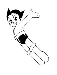 These alphabet coloring sheets will help little ones identify uppercase and lowercase versions of each letter. Happy Astro Boy Coloring Page Anime Coloring Pages