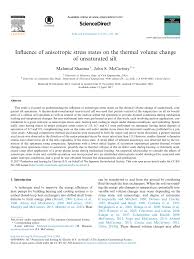 Check spelling or type a new query. Pdf Influence Of Anisotropic Stress States On The Thermal Volume Change Of Unsaturated Silt