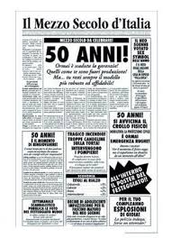 Biglietto Auguri Giornale Compleanno 50 Anni Amico Cinquantesimo Compleanno Scherzi Di Compleanno Compleanno Uomo