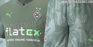 The sleeves of the mönchengladbach away jersey feature a subtle camo pattern that is also used on the shorts. Borussia Monchengladbach 21 22 Away Kit Leaked