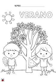 Actividades Para Educacion Infantil Fichas Para Colorear Las Estacion Actividades Ludicas Para Ninos Imagenes De Las Estaciones Hojas De Ejercicios Para Ninos