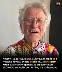 Noddy Holder's voice is the sound of Christmas in the UK. As the frontman  of Slade, he co-wrote "Merry Xmas Everybody" in 1973 with bassist Jim Lea.  The song was a deliberate