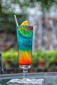 Rainbow Cocktail Rainbow Cocktail Fancy Drinks Rainbow Drinks