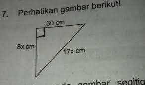 Perhatikan gambar di bawah ini. Nilai X Pada Gambar Segitiga Siku Siku Tetsebut Adalah Cma 2b 3c 5d 7 Brainly Co Id