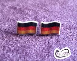 Germany emoji is a flag sequence combining 🇩 regional indicator symbol letter d and 🇪 regional indicator symbol letter e.these display as a single emoji on supported platforms. German Flag Earrings Etsy