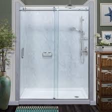 miseno msd6076clsr bn 76 high x 60 wide build com frameless sliding shower doors shower doors sliding shower door