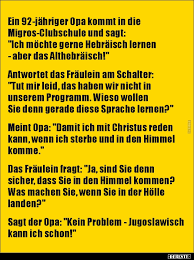 Ein 92 Jähriger Opa Kommt In Die Migros Clubschule Und Lustige
