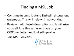I contacted and they had a writer on it pronto. Medical Science Liaison Perfect Job For The Outgoing Scientist Ppt Video Online Download