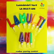 La multi ani fetita tatei. Birthday Cake Candles La Multi Ani Radar Smfit Lma002
