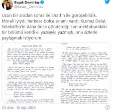 Son dakika en çok okunanlar manşetler foto galeri video. Selahattin Demirtas Tan Mektup Var Kendin Olma Baskasi Ol Boldmedya