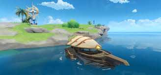 Holding the touch screen make the vehicle go underwater, and releasing makes it jump out. How To Summon The Waverider Waverider Controls Genshin Impact Game8