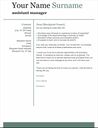 Basic Modern Cover Letter