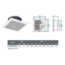 Why should you consider flush mounting? Panasonic Ventilation Fan Fv 20cut1p 8 Ceiling Mount Exhaust Fan Shopee Malaysia