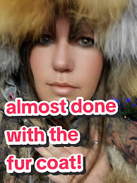 Adding Fur Trim to Coat