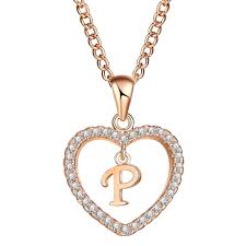 These elements can be unique to you or can be common like love, heart, . Buy Maverick Gorgeous Alphabet P In Diamond Heart Pendant Chain Stylish Double Locket Initial Letter Inside Heart Necklace Gift For Girls Women On Birthday Anniversary Valentine Occasions Gold At Amazon In