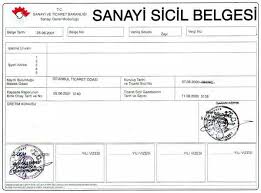 (6) firmalarda çalışan mühendisler, kendi çalıştıkları firmaların kapasite raporunun düzenlenmesinde eksper olarak görev yapamazlar. Oaib Sanayi Sicil Belgesi