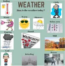 How Is The Weather Today Play With Yours Friends Or Just Tell Your Teacher How The Weather Is Today And Surprise Her