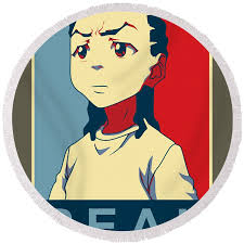 Riley Freeman Real The Boondocks Round Beach Towel