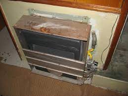 Ideally, i'd like something really simple. Old Wall Heater How To Remove The Surround For Outdoors Section Of Exhaust Flue Heating Help The Wall