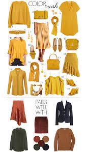 Color Crush Penny Pincher Fashion Yellow Skirt Outfits Mustard Yellow Outfit Yellow Fashion