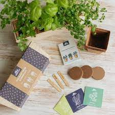 Herb Garden Kit Indoor Herb Garden Kit Gardening Gift Etsy Herb Garden Kit Garden Kits Herbs