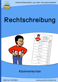 Klammerkarten Fur Die Rechtschreibung Rechtschreibung Grundschule Unterrichtsmaterial