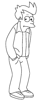 How To Draw Fry From Futurama Draw Central Cartoon Coloring Pages Drawings Futurama