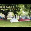 A group living in a tent city at lamport stadium park in toronto on thursday, sept. 1