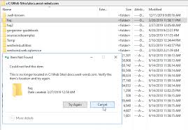 Deleting Problem Folders And Files On Windows Could Not Find This Item Error Rick Strahl S Web Log