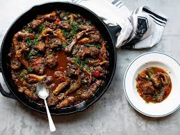 Jewish Chicken Foot Fricassee With Meatballs Matzo Meal Homemade Meatballs Stuffed Peppers